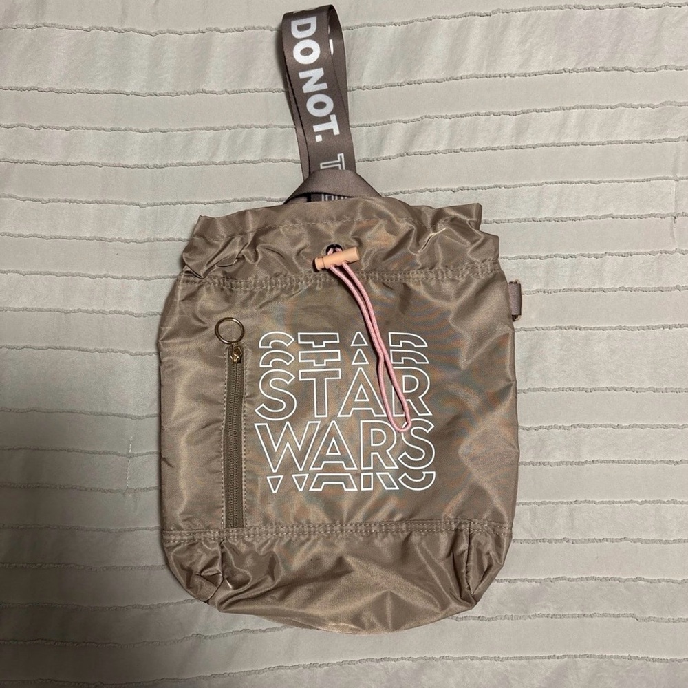 Disney Parks Star Wars 
BackPack Cross Body Tote Tan
